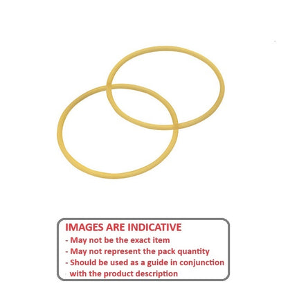 1040198 | MBN2-125 --- Round Seamless Urethane Belts - 2x125x15 mm - Polyurethane Belt