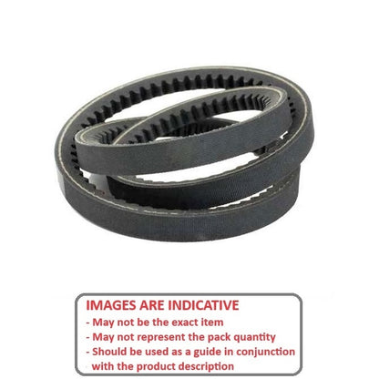 1220759 | BV12-02134-AX84 --- Vee Belts - 2133.6 - 84.0 in. - mm - - - 12.7 x 7.9mm Notched AX - Natural Rubber - Raw Edge Belt