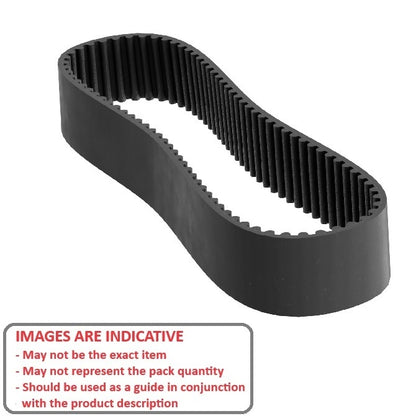 1149283 | B-020G-0038-0090-NFB --- Timing 2.000mm Pitch Belts - 38 tooth - 76x9 mm - Nylon Covered Neoprene Rubber with Fibreglass GT2 or Carbon Fibre GT3 Cords Belt
