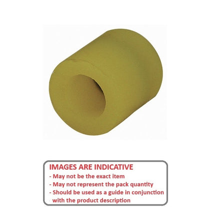 1142030 | AU-422RS --- Cylindrical Counterbored Bumpers - 31.75x25.4x9.53 mm - Polyurethane 40A Bumper