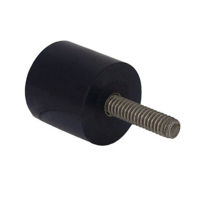 1176371 | RR-1509RS --- Cylindrical Male Thread Bumpers - 76.2x76.2 mm - 1/2-13 UNC - 12.7mm - Standard - Polyurethane Bumper