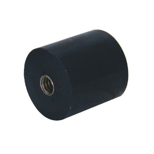 Cylindrical Female Thread Bumpers - 31.75x25.4 mm - 1/4-20 UNC -6.35mm- - Polyurethane