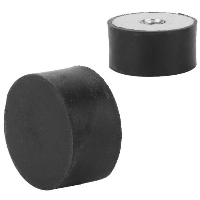 1079404 | CFB008-08-030M-R60 --- Buffer Mounts - 8x8 mm - M3x0.5 Female - Natural Rubber Mount