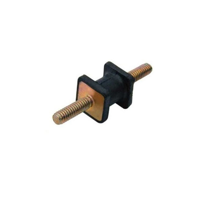 1100749 | CMM013-14-042C-R60SQ --- Square Base Bobbin Mounts - 12.7x14.3 mm - 8-32 UNC - 32 TPI - - Natural Rubber Mount