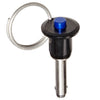 Ball Lock Pins - 9.53x76.2 mm - 304 Stainless Steel Shank / Aluminium Handle