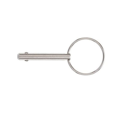 1056406 | BLP-048-0254-K2-S4 --- Ball Lock Pins - 4.76x25.4 mm - 304 Stainless Steel Keyring Style Pin