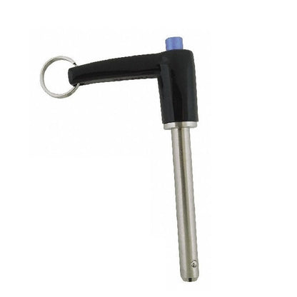 1102729 | BLP-127-0762-LI-S17 --- Ball Lock Pins - 12.7x76.2 mm - 17-4 PH Stainless L-Handle Industrial Stainless Steel Pin