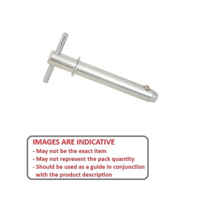 1056229 | BLP-048-0127-TSH-C --- Ball Lock Pins - 4.76x12.7 mm - Carbon Steel Shoulder Type Pin