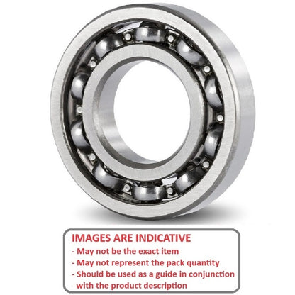 1097950 | S174-6001 --- Single Row Ball Bearings - 12x28x8 mm Unflanged - Stainless Steel 17-4 PH Bearing