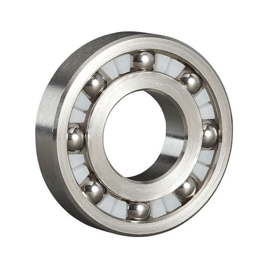 1098399 | S316-6001 (PK-40) --- Single Row Ball Bearings - 12x28x8 mm Unflanged - Stainless Steel 316 Similar to A4, 18-10 Bearing