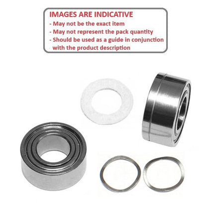 1004536 | 6743841-K11 (Each) --- for Dental Handpieces Bearings and Oring kits - Contents 1 x SR11010A-ZZ 1 x SR11010B-ZZ - 1 x Felt Seal and 2 x Washers