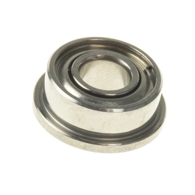 1041971 | SF602X-FF-MC34-GR5-R-L23 (20 Pcs) --- Single Row Ball Bearings - 2.5x8x2.8 mm Flanged - Stainless Steel AISI 440C