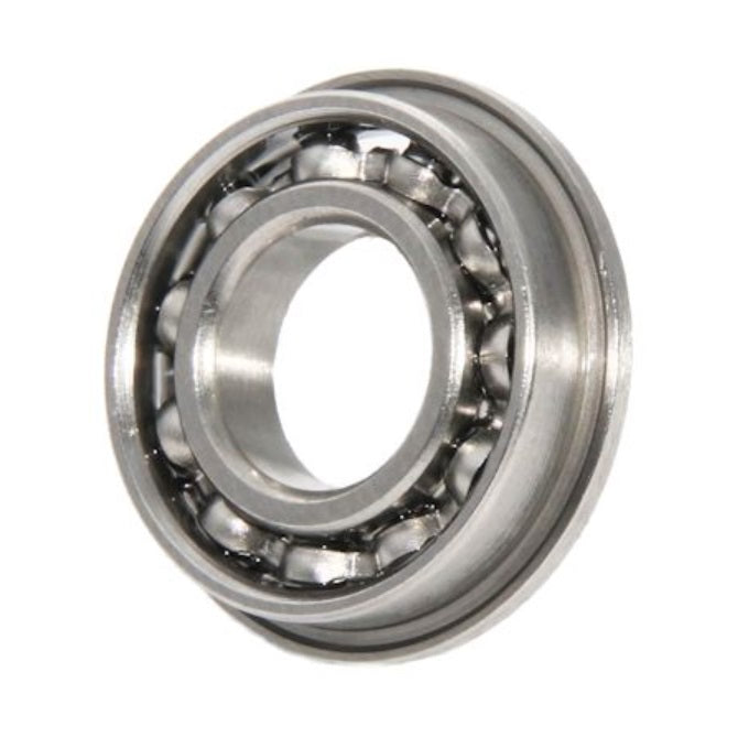 Bearings - Single Row Ball - Flanged - Precision - Chrome Steel