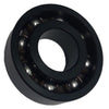 Plastic Bearings - 15x35x11 mm - Acetal Antistatic with Stainless 316 Balls Bearing
