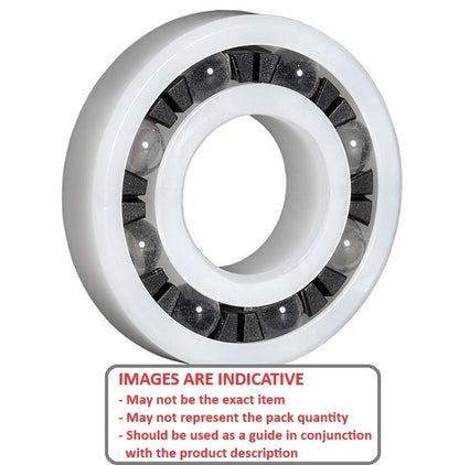 1151588 | P-WR13240-AGL (Each) --- Plastic Bearings - 31.75x50.8 - 12.700 / 13.970 - Acetal with Glass Balls Bearing