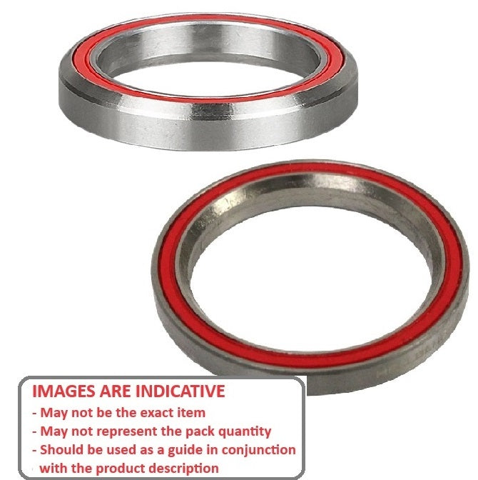 1141340 | MR418-3015A-CEP-45-2RR-ECO --- Single Row Ball Bearings - 30.15x41.8x6.5 mm Chamfered Edges - Chrome Steel SAE 52100 Bearing