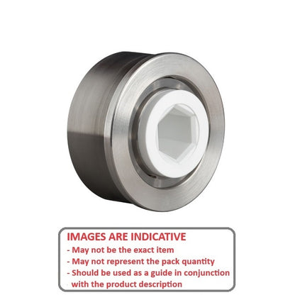 1094383 | CB-475-111H-18-6S (25 Pcs) --- Conveyor Bearings - 11.11x47.5x17.78 mm / 23.62 mm Single Row - Stainless Steel 316 Balls and Races