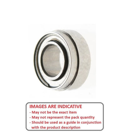 1047594 | SR144A-D105-ZS-OPT (20 Pcs) --- Dental Applications Bearings - 3.175x6.35x2.779 mm - Stainless Steel AISI 440C - High Speed Torlon Retainer - Dental Special Bearing