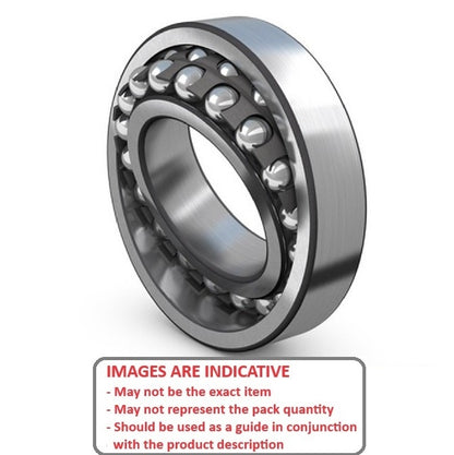 1149099 | 3806-2RS-ECO (Each) --- Angular Contact Bearings - 30x42x10 mm Double Row Ball - Chrome Steel SAE 52100 Bearing
