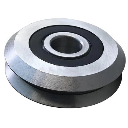 1054204 | SMR59.94415-YY-VP-9.652 --- Plain Guide Wheels Dual Vee - Size Reference 4 - 59.944x19.05 mm - Stainless Steel AISI 440C Wheel