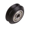Plain Guide Wheels Dual Vee - Guide Wheel Size Reference 1 or 2 24.3x5 mm - Chrome Steel SAE 52100 with Economy Plastic Vee