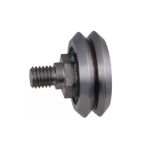 Studded Guide Wheels Dual Vee - Guide Wheel Size Reference 0 - 14.8x6.35 mm - Chrome Steel SAE 52100