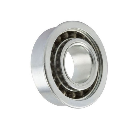 Single Row Ball Bearings - 4.763x7.938x2.779 mm / 3.571 mm Flanged - Stainless Steel AISI 440C Bearing