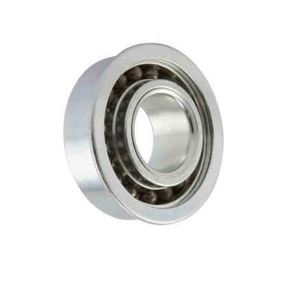 Single Row Ball Bearings - 1.984x6.35x2.381 mm / 3.175 mm Flanged - Stainless Steel AISI 440C Bearing