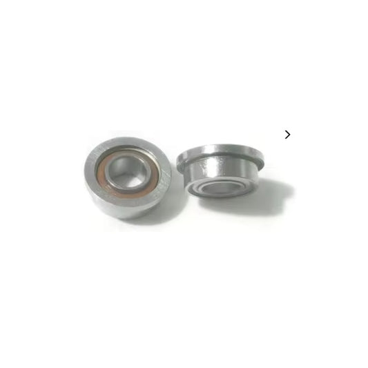Single Row Ball Bearings - 4.763x9.525x3.175 mm Flanged - Stainless Steel AISI 440C Bearing