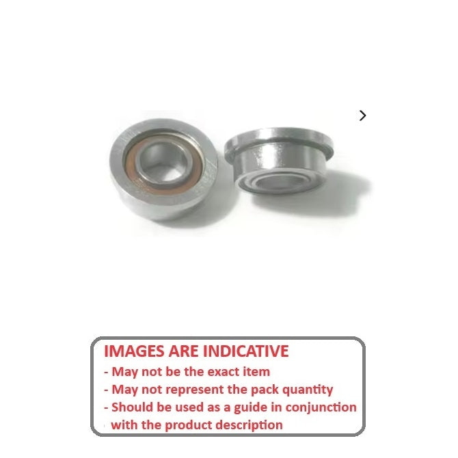 1047558 | SFR144-CSN-D28 --- Dental Applications Bearings - 3.175x6.35x2.381 mm - Stainless Steel AISI 440C - Ceramic Si3N4 Balls Bearing