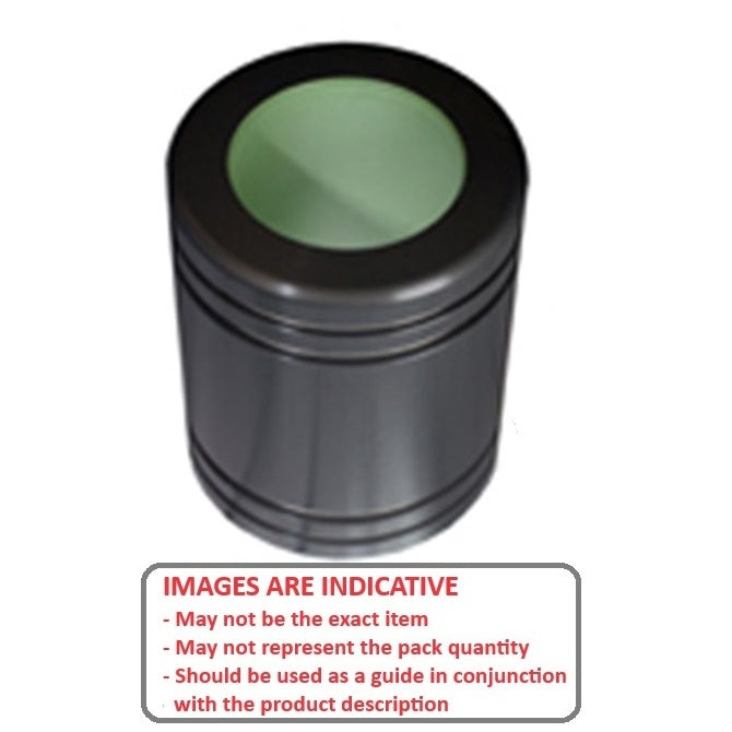 1088470 | LCP-0095-016-022-CC --- Sliding Bearings Linear - 9.54x15.88x22.23 mm - Ceramic Coated Steel Bearing
