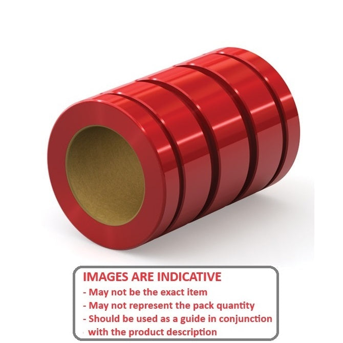 1090925 | LCP-0100-019-029-FGP --- Sliding Bearings Linear - 10x19x29 mm - Frelon Gold Lined Bearing