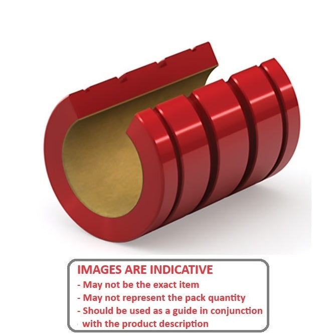 1101576 | LOP-0127-022-032-FG --- Sliding Bearings Linear - 12.7x22.225x31.75 mm - Frelon Gold Lined Bearing