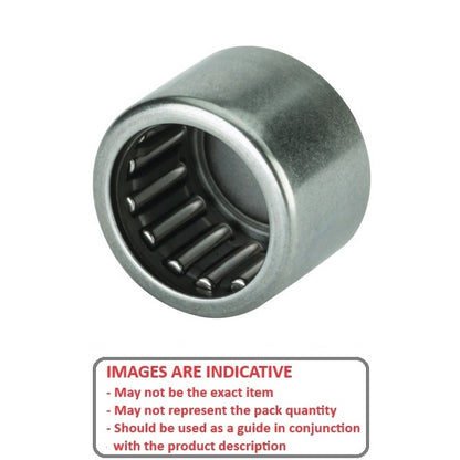 1119377 | NSC-0191-0254-0159-FC --- Needle Roller without Inner Ring Bearings - 19.05x25.4x15.88 mm / 1821 Kgf Shell Type - Chrome Steel Shell