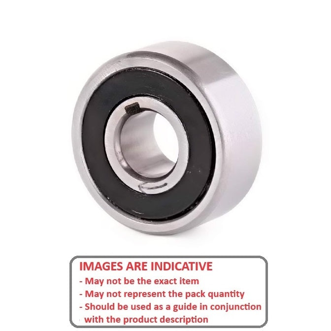 1115474 | OW-0170-0400-0170-2RS-K --- One Way Bearings - 17x40x17 mm Sprag - Chrome Steel Bearing