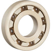 Plastic Bearings - 6.35x15.875x4.978 mm - PEEK Polyetheretherketone with Glass Balls
