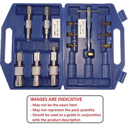 1228228 | Puller-Bearing-Set --- General Tools - Puller Kit For Removing Bearings 3mm to 32mm Outside Diameter - Comes in a convenient travel case - Steel in Plastic Box Puller Set