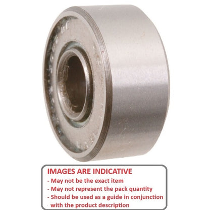 1134264 | R16E-ZZ-SG --- Single Row Ball Bearings - 25.4x50.8x14.288 mm Unflanged - Chrome Steel
