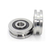 Grooved OD Bearings - 4x11x4 mm - Stainless Steel AISI 440C