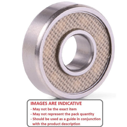 1060037 | SMR85A-TTS-MC3 (PK-5000) --- Single Row Ball Bearings - 5x8x2.5 mm Unflanged - Stainless Steel AISI 440C Bearing