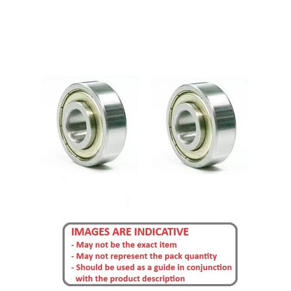 1081116 | WE608-ZZ-ECO-SG --- Single Row Ball Bearings - 8x22x7 mm / 9 mm Unflanged - Carbon Steel Bearing