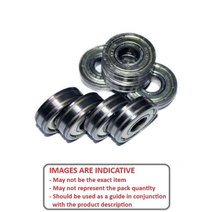 1074893 | S687A-ZZ-MC3-2OR --- Dental Applications Bearings - 7x14x5 mm - Stainless Steel AISI 440C Bearing