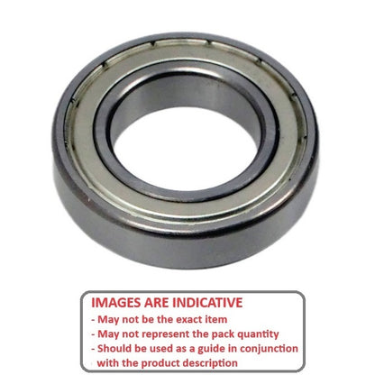 1067590 | MR155-ZZ-ECO (Each) --- Single Row Ball Bearings - 5x15x5 mm Unflanged - Chrome Steel SAE 52100 Bearing