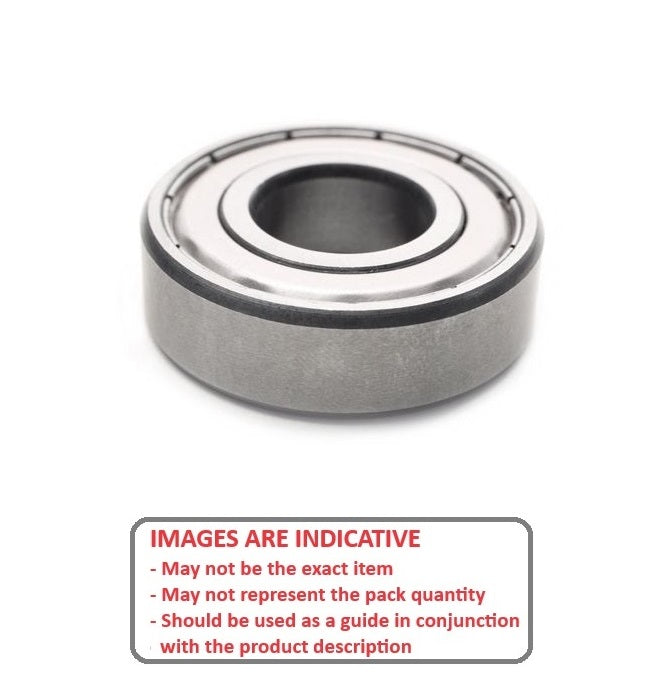 1091228 | 6900-ZZS-N-SPEC-ECO (3 Pcs) --- Single Row Ball Bearings - 10x22x6 mm with Snap Ring Groove - Chrome Steel SAE 52100 Bearing
