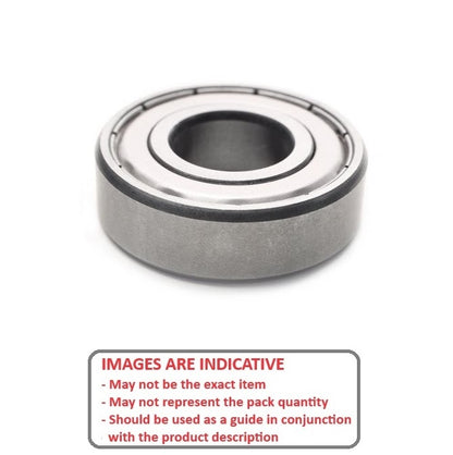 1091228 | 6900-ZZS-N-SPEC-ECO (3 Pcs) --- Single Row Ball Bearings - 10x22x6 mm with Snap Ring Groove - Chrome Steel SAE 52100 Bearing