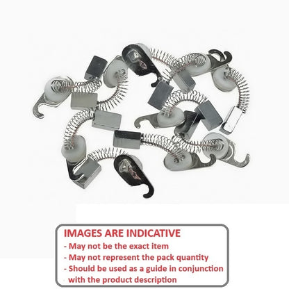 1227492 | BRUSH-3X2X6-SIEMENS --- Dental Replacement Parts - Application Brand Siemens Motor Brush - 3x2x6