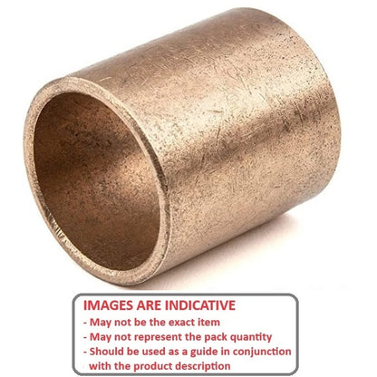 1119290 | BP0191-0238-0381-BSHH2 --- Unflanged Bushes - 19.05x23.813x38.1 mm - Bronze SAE 841 Sintered Bush
