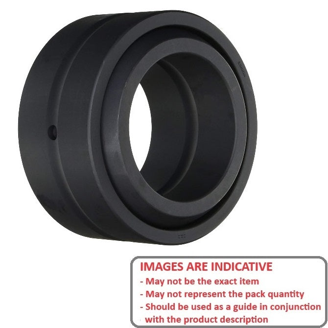 1104643 | GE-01200-02200-ST-OH-SP (Each) --- Spherical Bushings - 12x22x11 mm - Steel Bushing