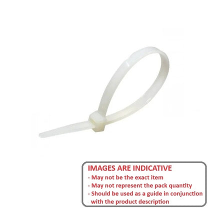 1205546 | CT-200-N-PK100 (100 Pcs) --- Cable Ties Cable and Accessories - 200x4.8 mm - Natural Standard - Plastic Cable Tie