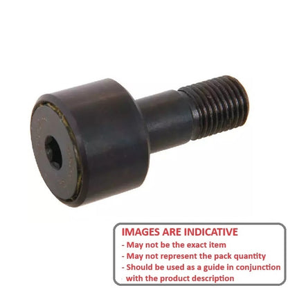 1110323 | NCF10RS --- Bronze Bushing Self Lubricating Cam Followers - 15.875x30.163 mm - 1/4-28 UNF - Steel and Bronze Cam Follower